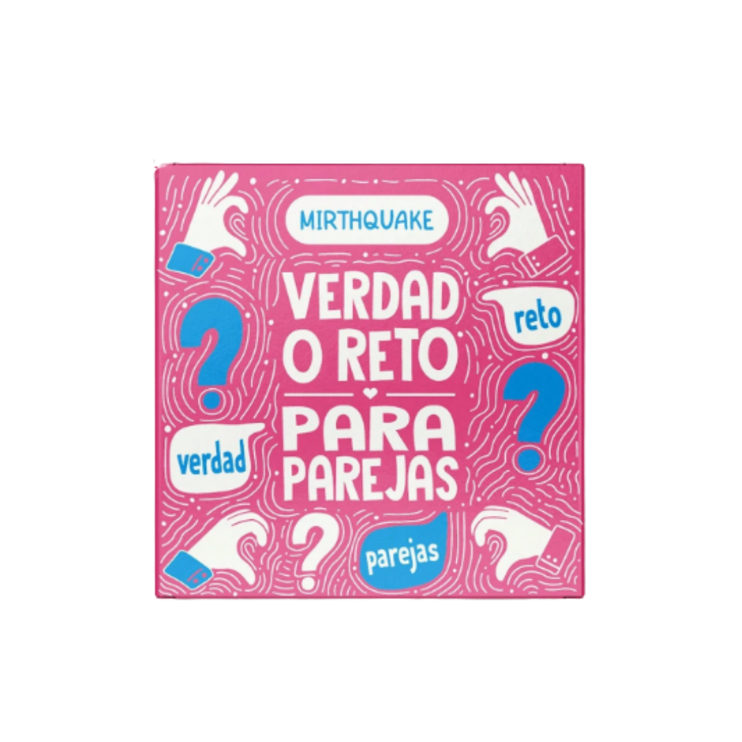 Juego tarjetas Verdad o Reto en pareja
