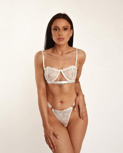 Lexi Blanco Conjunto de lencería