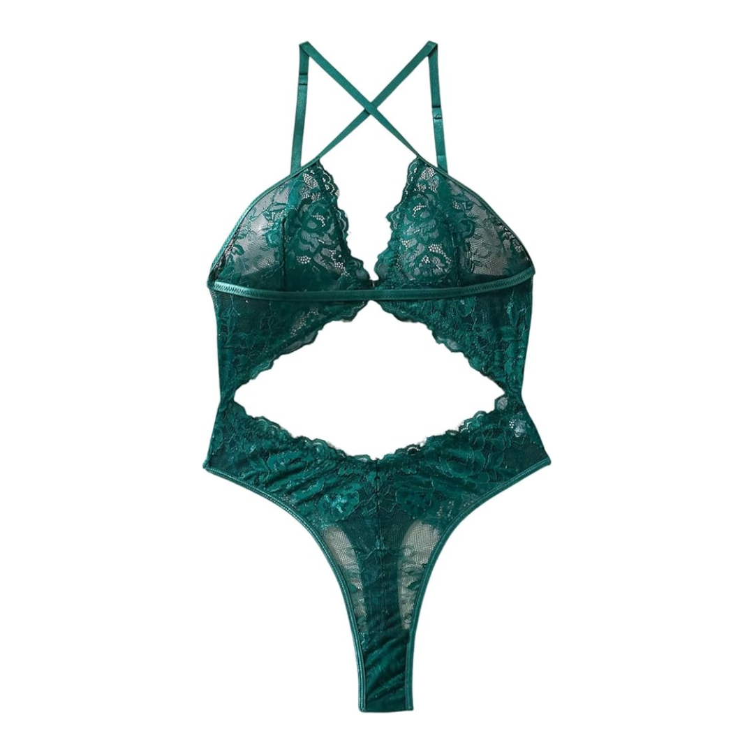 Just Green Body de encaje verde Ajustable