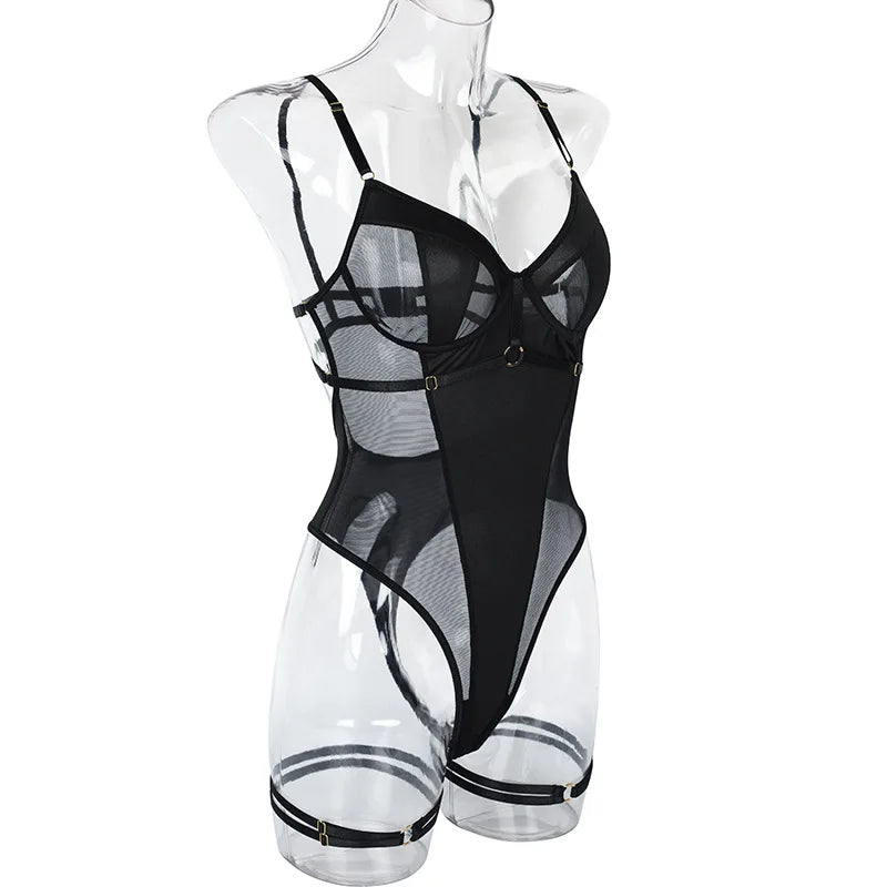 Body Marlene Negro con ligas