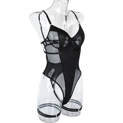 Body Marlene Negro con ligas