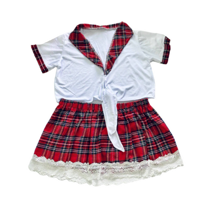 Disfraz de Colegiala con mini falda