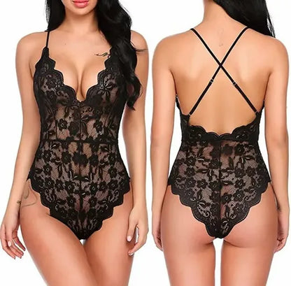 Just Black Body de encaje negro Ajustable