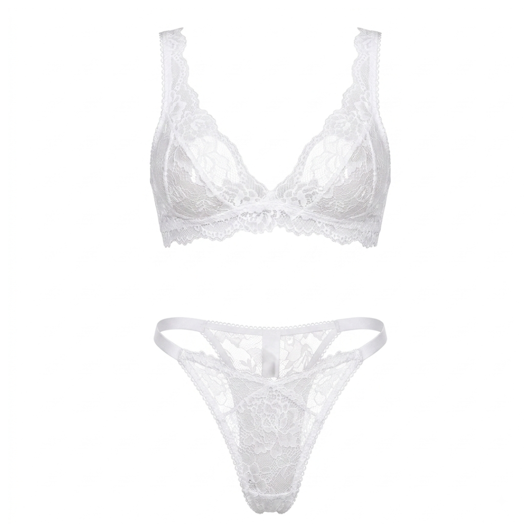 Clara Conjunto de lencería Blanco