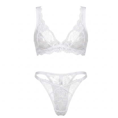 Clara Conjunto de lencería Blanco