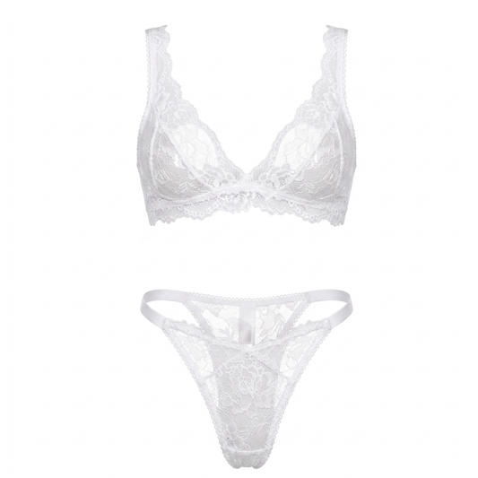 Clara Conjunto de lencería Blanco