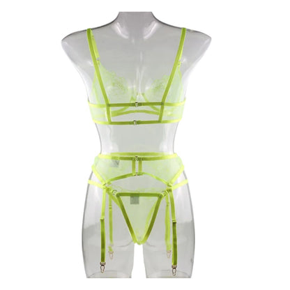 Neón Conjunto Amarillo fluorescente 3 Piezas - L