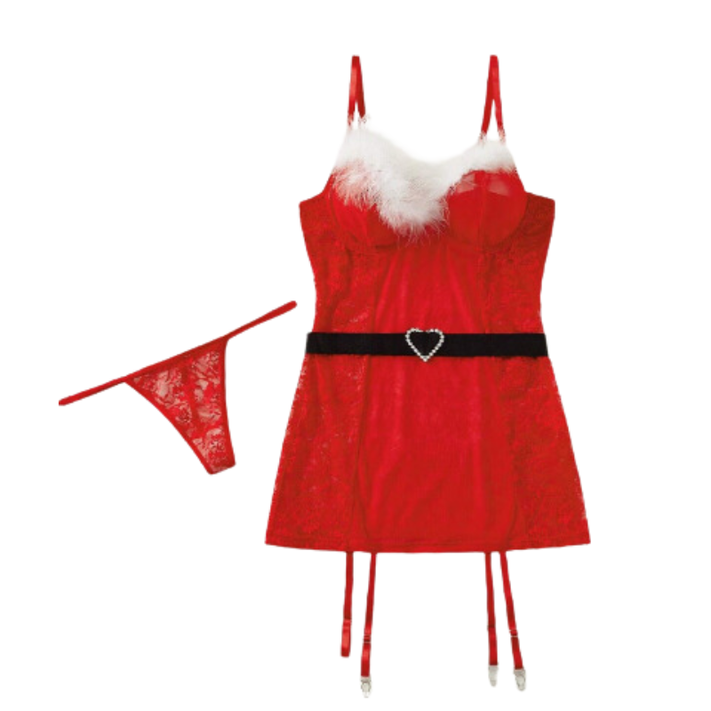 Vestido de Navidad Lencería de Encaje
