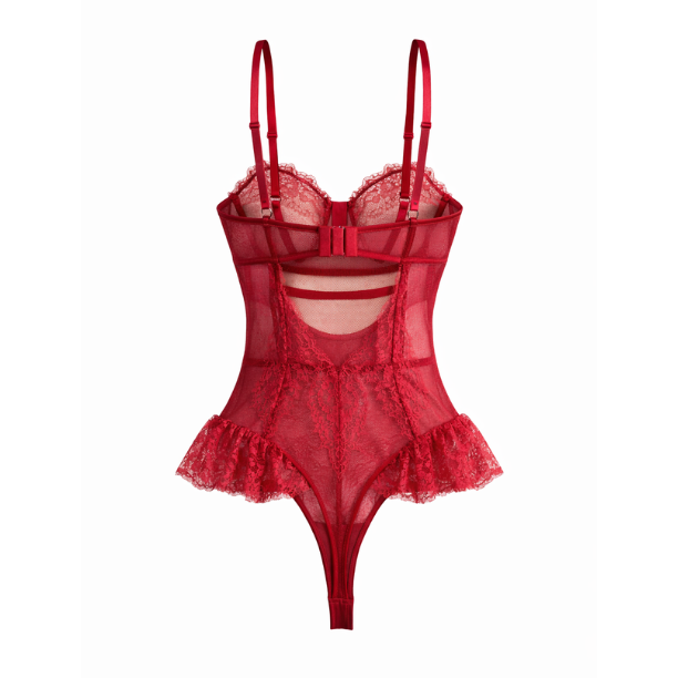 Siena Body rojo encaje