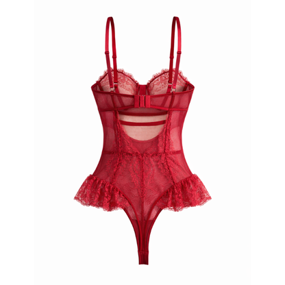 Siena Body rojo encaje