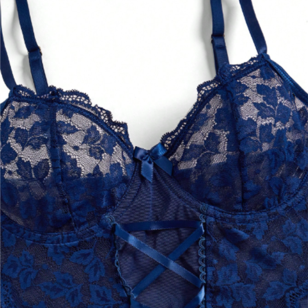Babydoll Adhara Lencería Azul