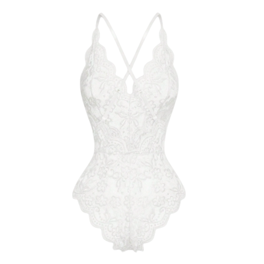 Just White Body de encaje blanco Ajustable