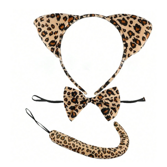 Set de Leopardo Diadema para Disfraz