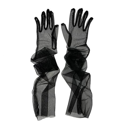 Guantes Completos transparentes negros