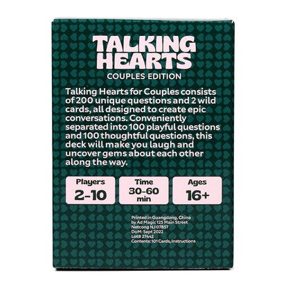 Juego tarjetas edición parejas Talking Hearts
