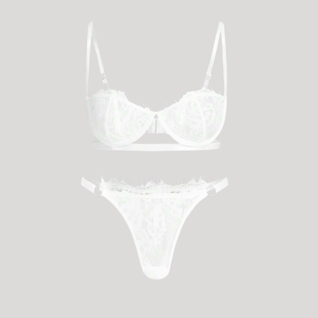 Lexi Blanco Conjunto de lencería