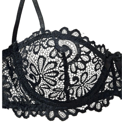 Marisol Cachetero Conjunto lencería Negra