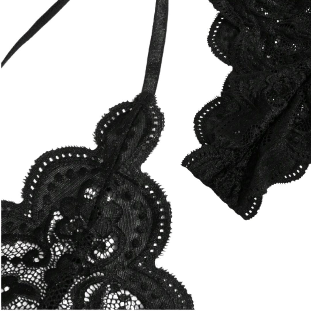 Just Black Body de encaje negro Ajustable