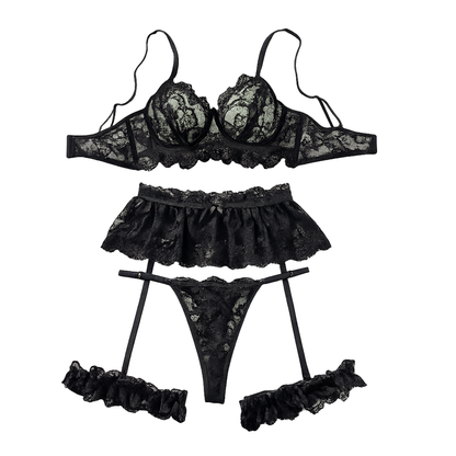 Esmeralda Conjunto de lencería 5 Piezas