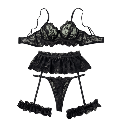 Esmeralda Conjunto de lencería 5 Piezas