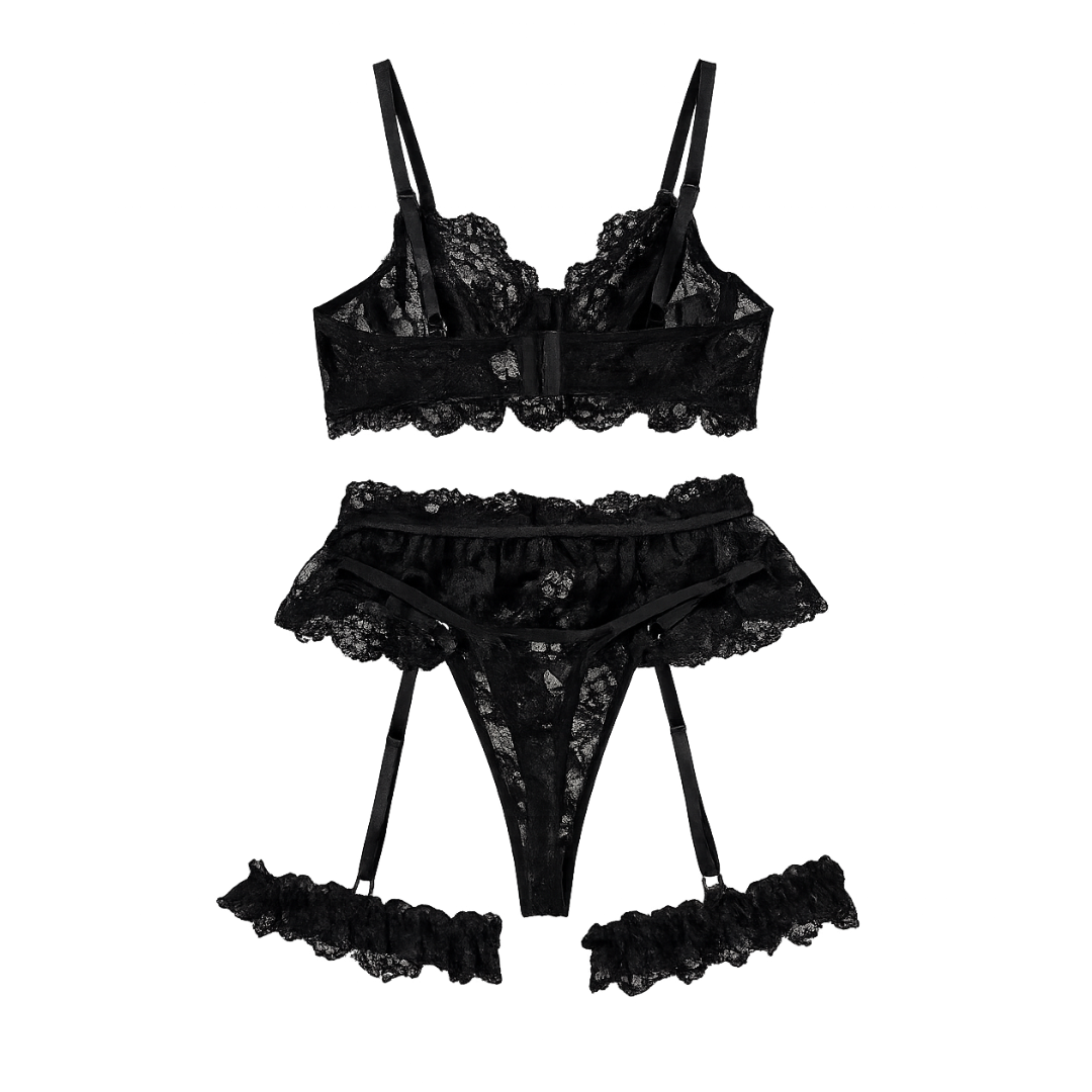 Esmeralda Conjunto de lencería 5 Piezas