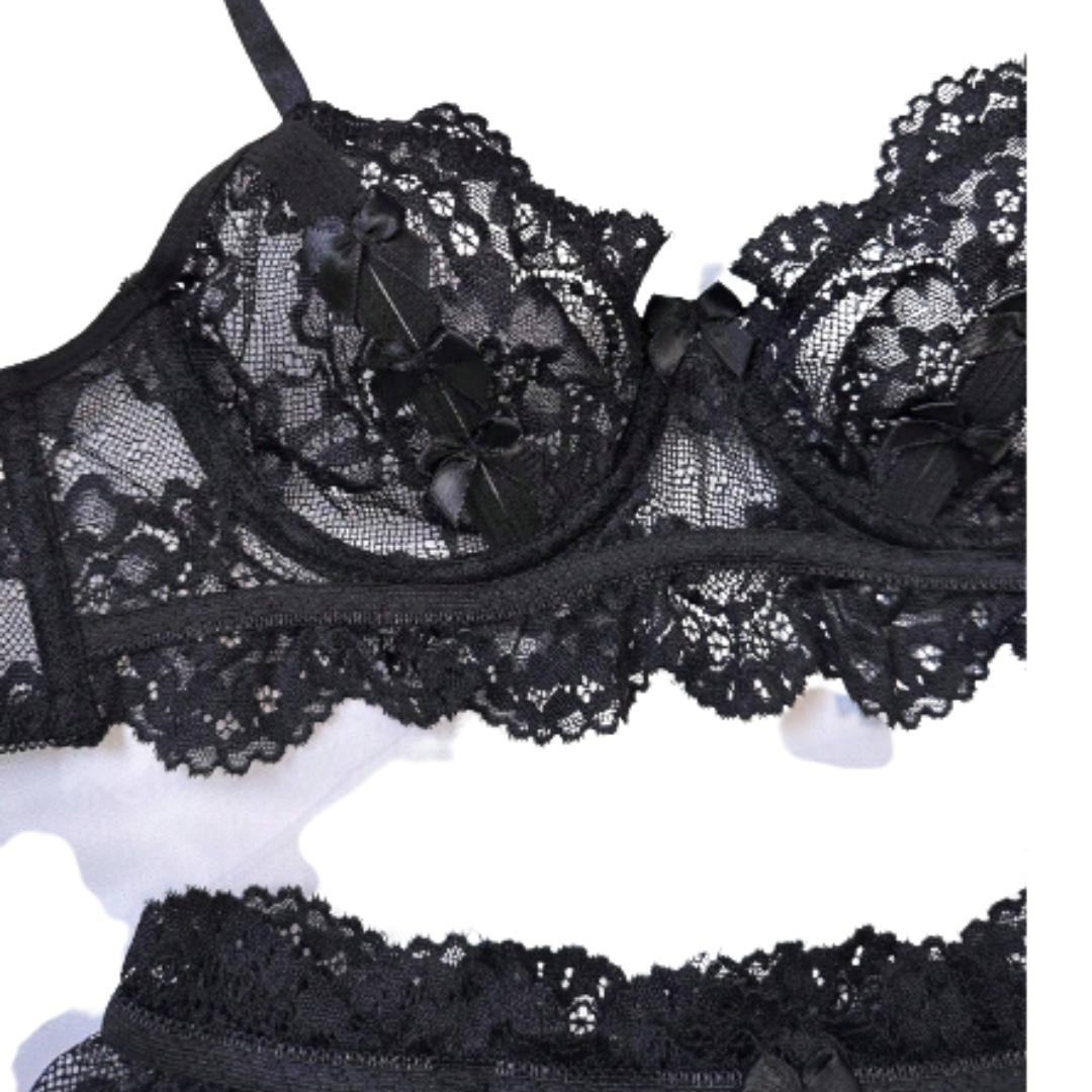 Esmeralda Conjunto de lencería 5 Piezas