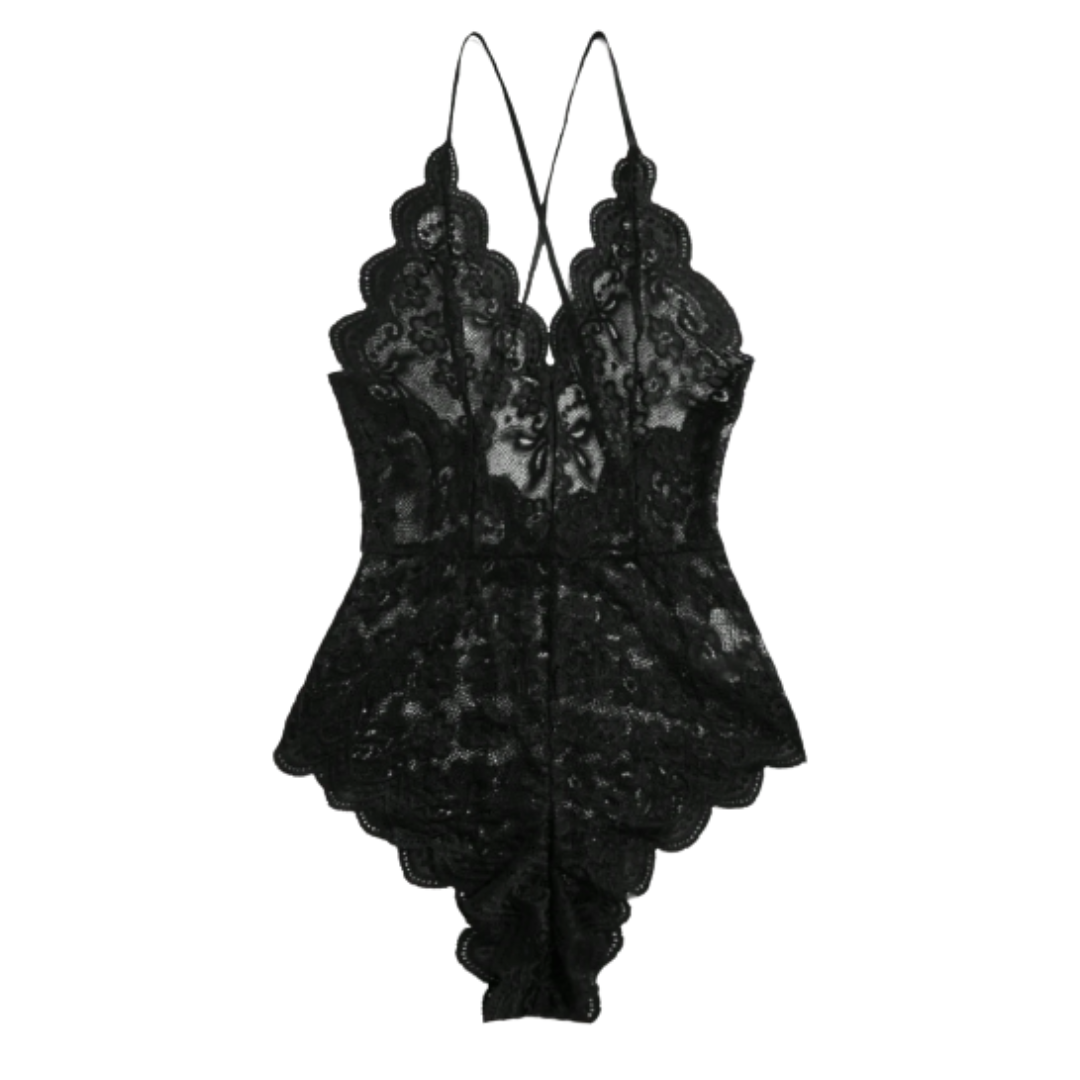 Just Black Body de encaje negro Ajustable