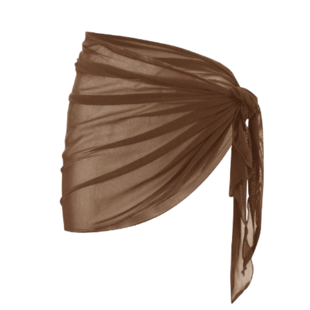 Pareo para Traje de Baño Café