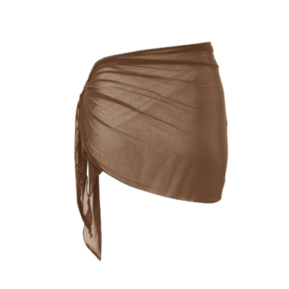 Pareo para Traje de Baño Café