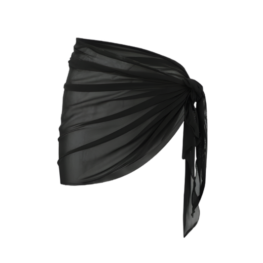 Pareo para Traje de Baño Negro