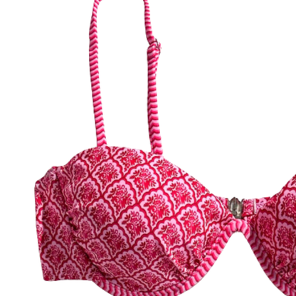 Traje de Baño Bikini Rosa Rojo