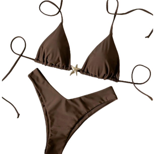 Traje de baño Bikini café Estrella de Mar