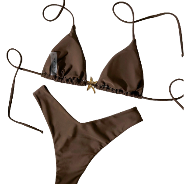 Traje de baño Bikini café Estrella de Mar