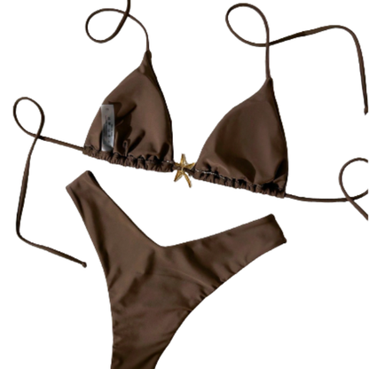 Traje de baño Bikini café Estrella de Mar