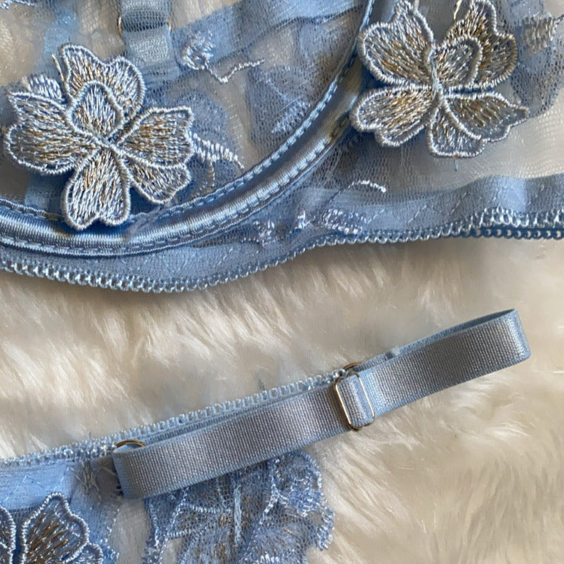 Baby blue Conjunto Azul Cielo Ajustable
